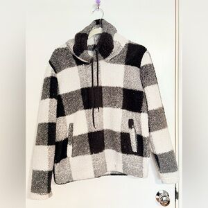 Plaid Fleece Hoodie